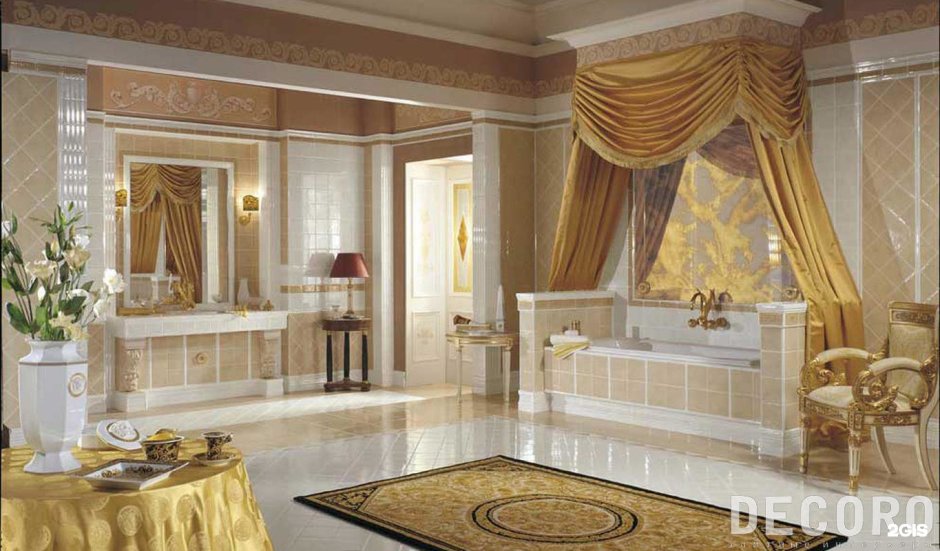 Плитка Версаче в интерьере