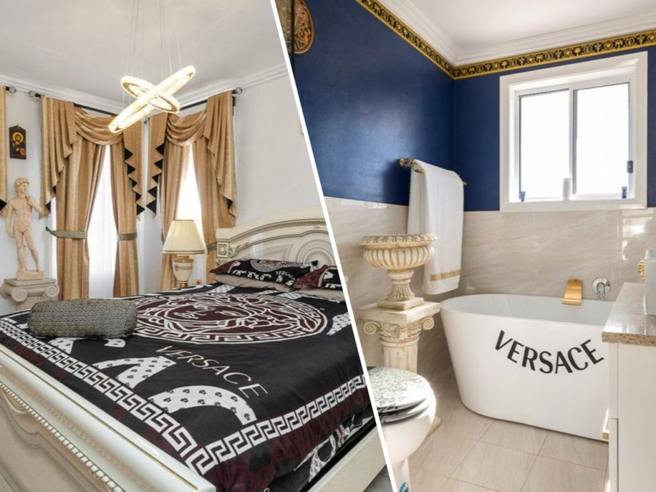 Готовые занавески версачи