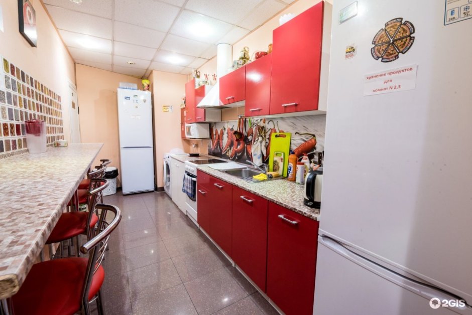 Интерьер кухни в общежитии