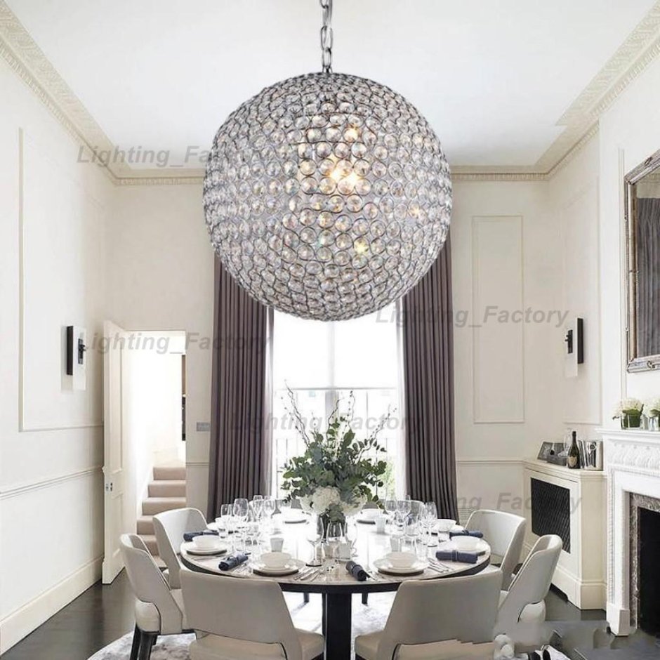 Люстра led Round Crystal Chandelier