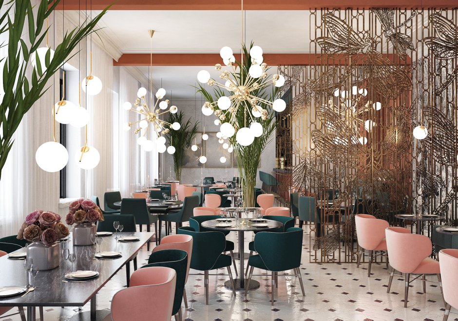 Ресторан интерьер 2020