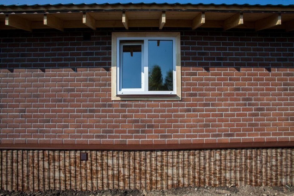 Фасадная плитка Hauberk баварский кирпич