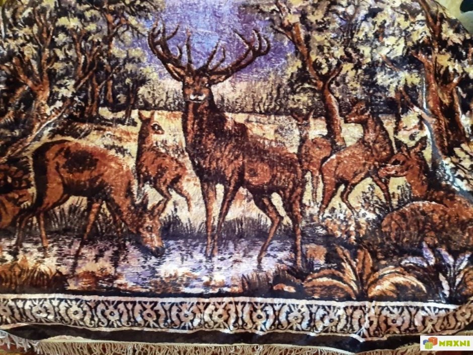 Старинные ковры с оленями