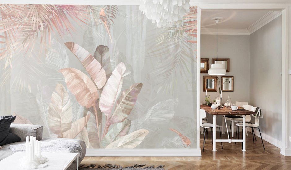 Фотообои с цветами в спальню