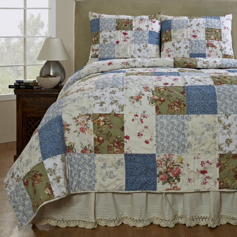 Лоскутное одеяло в стиле Прованс