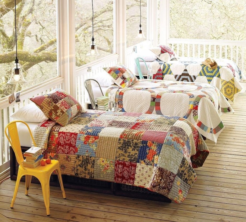 Текстиль в деревенском стиле