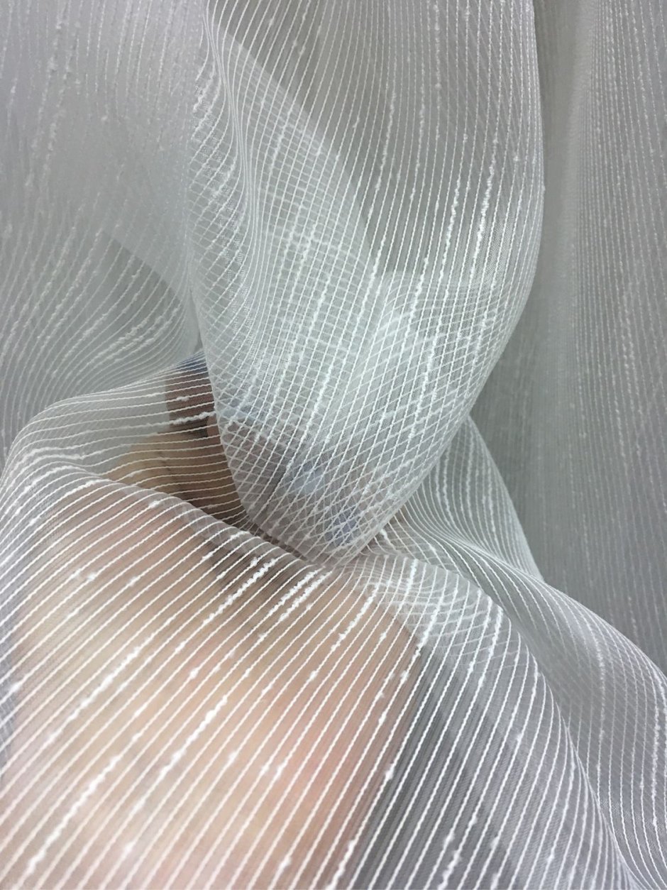 Тюль капроновая белая