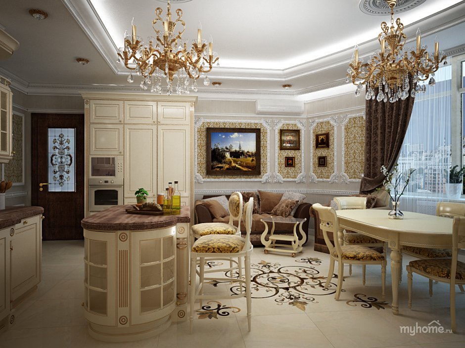 Кухня в дагестанском стиле в квартире