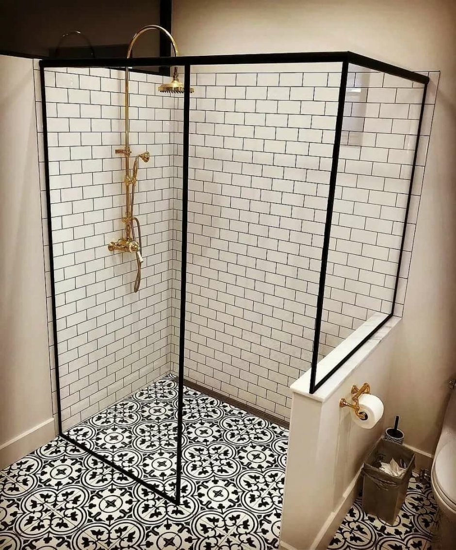 Проект ванной с душевой