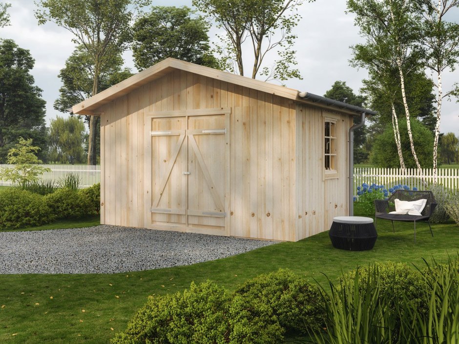 Хозблок в скандинавском стиле