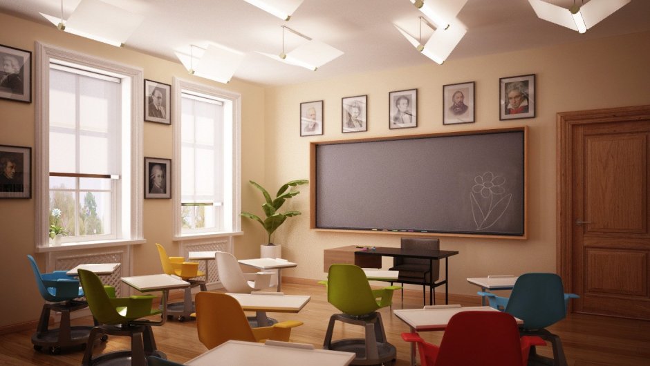 Цвет стен в классе