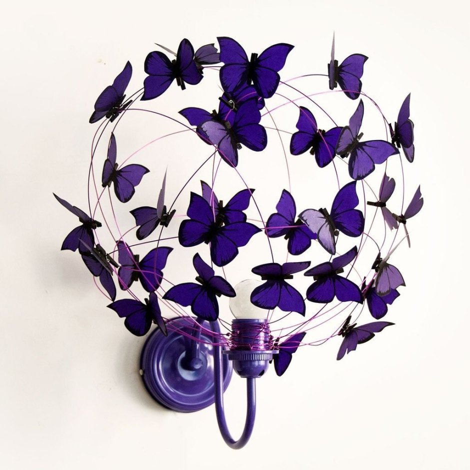 Бабочка на люстру декор