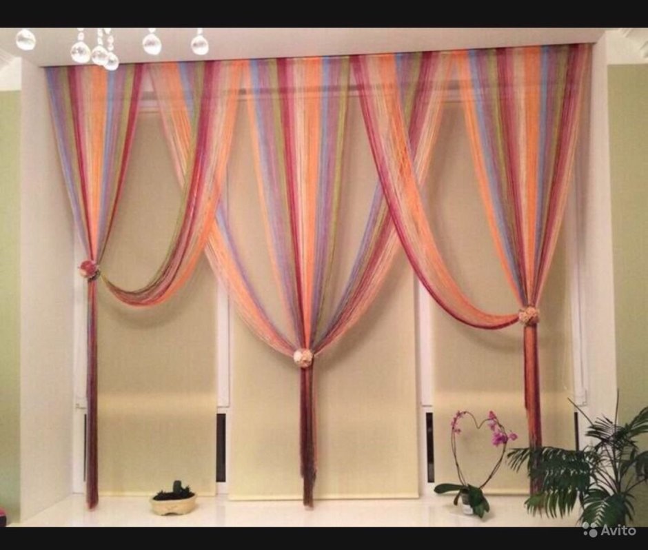 Красиво развесить шторы