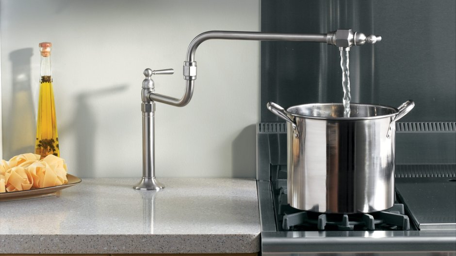 Кран для долива воды над варочной