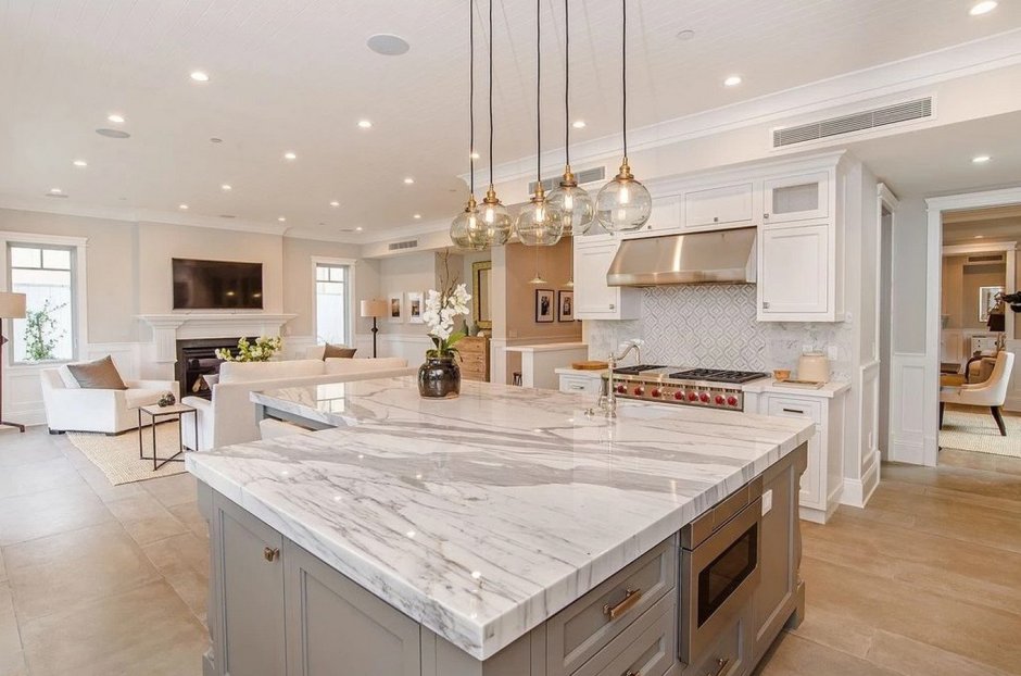 Барная стойка под мрамор столешница