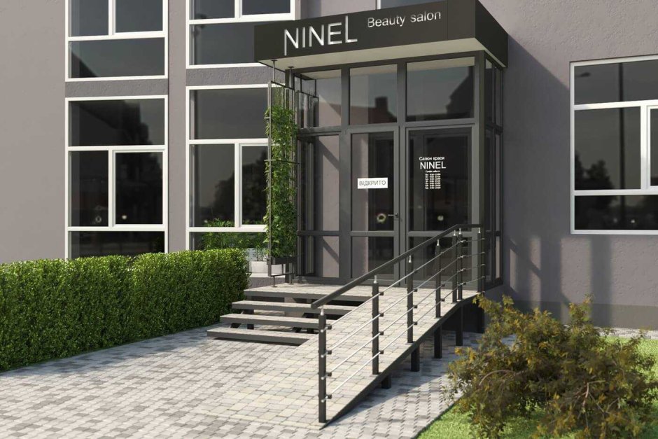 Входная группа в магазин