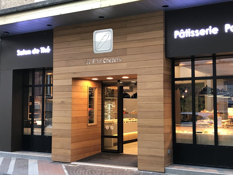 Фасад здания мокап