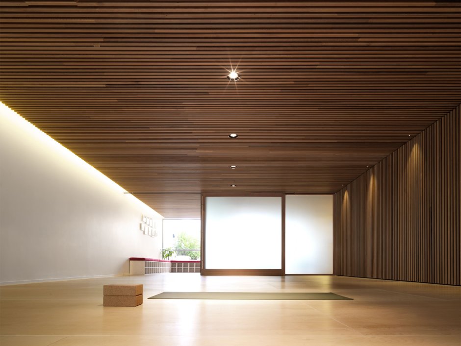 Потолок деревянный объемный бесшовный