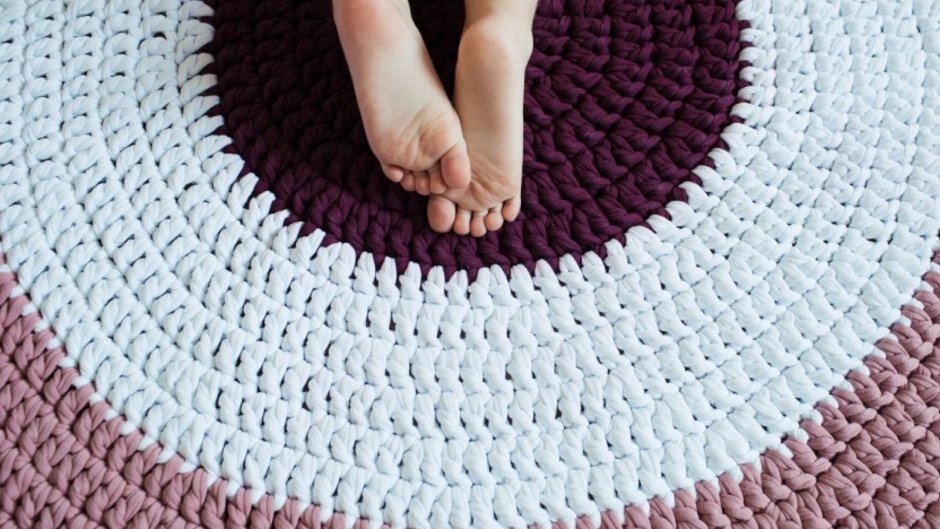 Коврики крючком со схемами