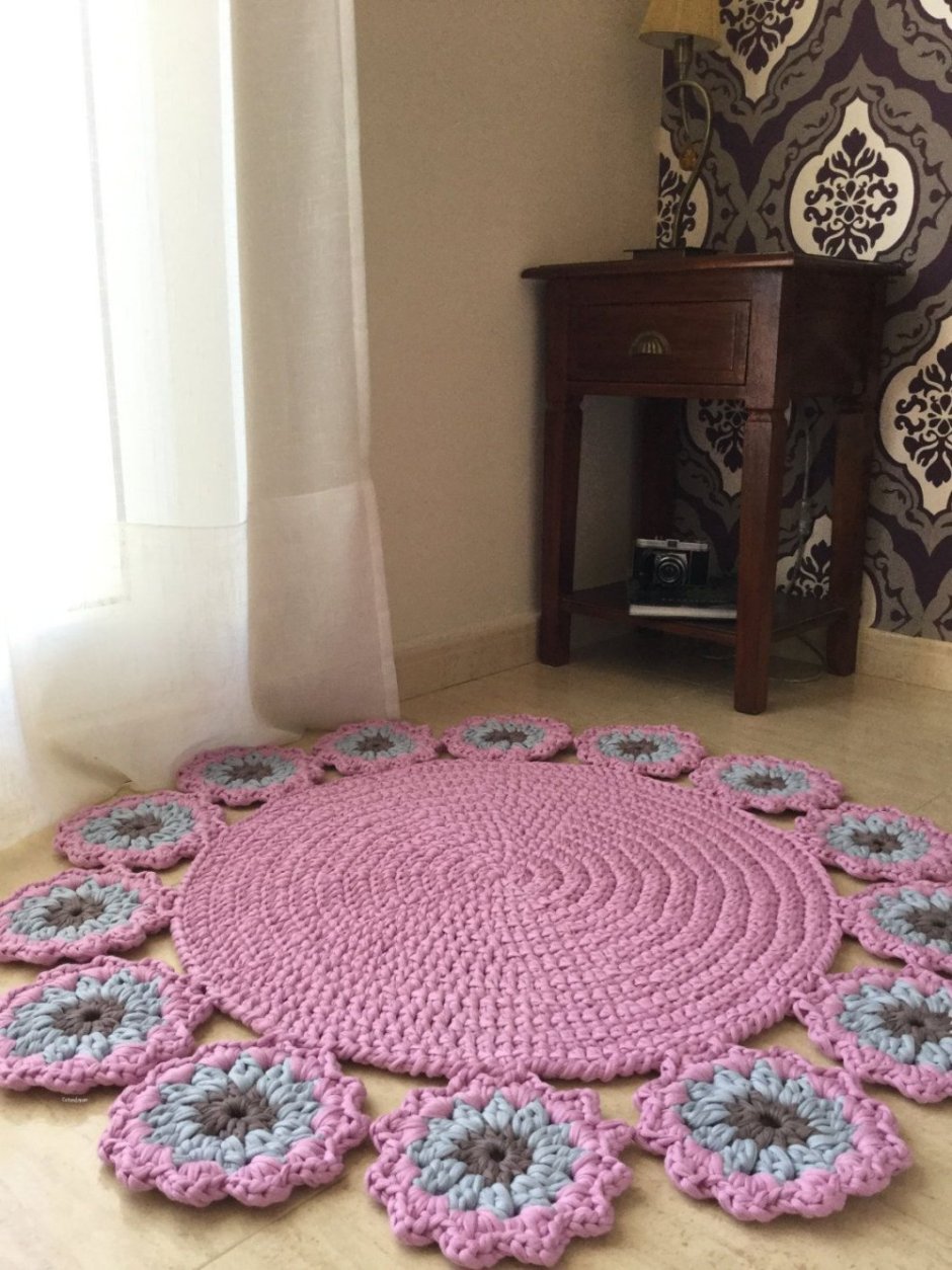 Коврик крючком