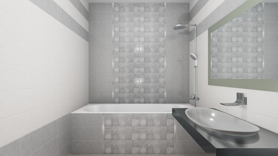 Ванна в деревенском стиле