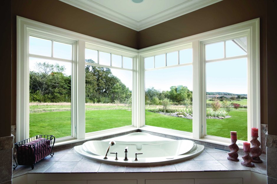 Угловое окно открывающееся