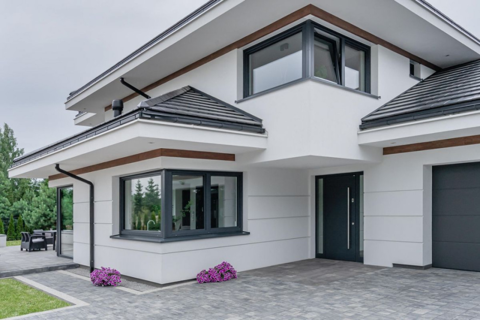 Угловое окно фасад