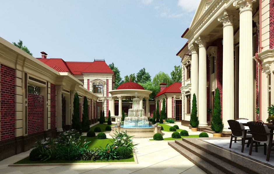 Травертин фасад Узбекистан Андижан