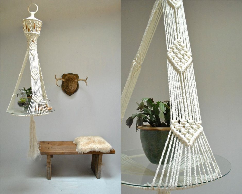 Абажур макраме