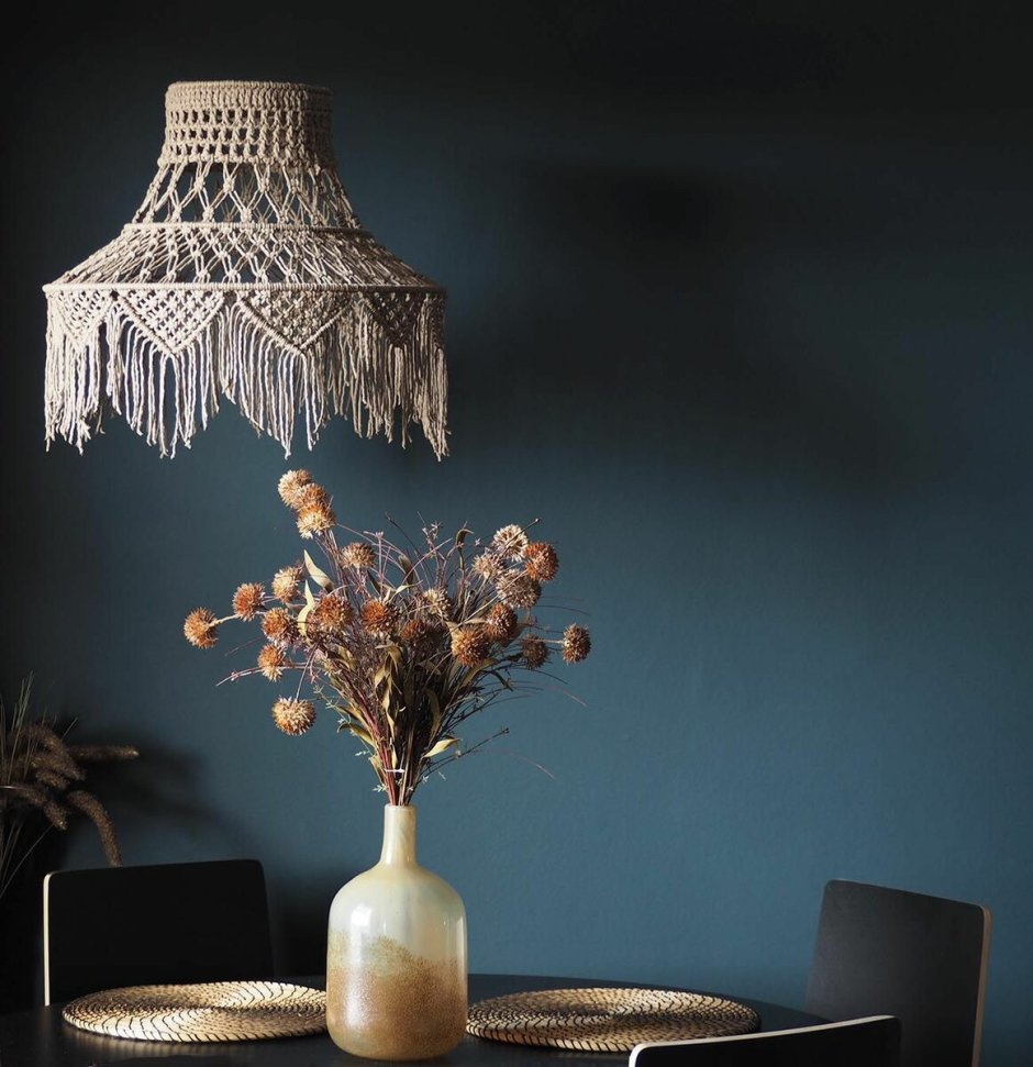 Люстра макраме