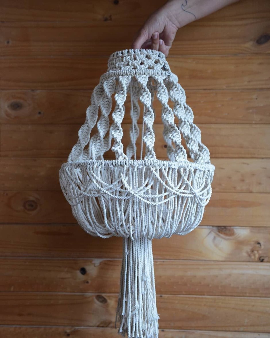 Люстра из шнура