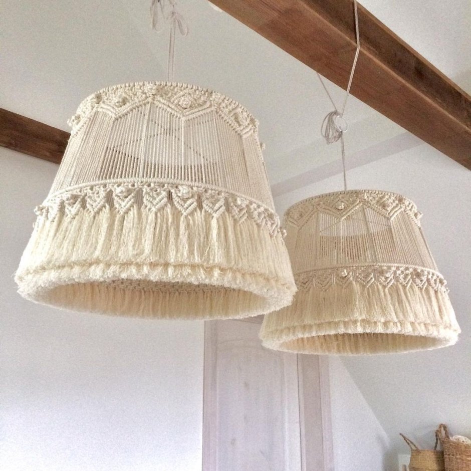 Люстра из бечевки