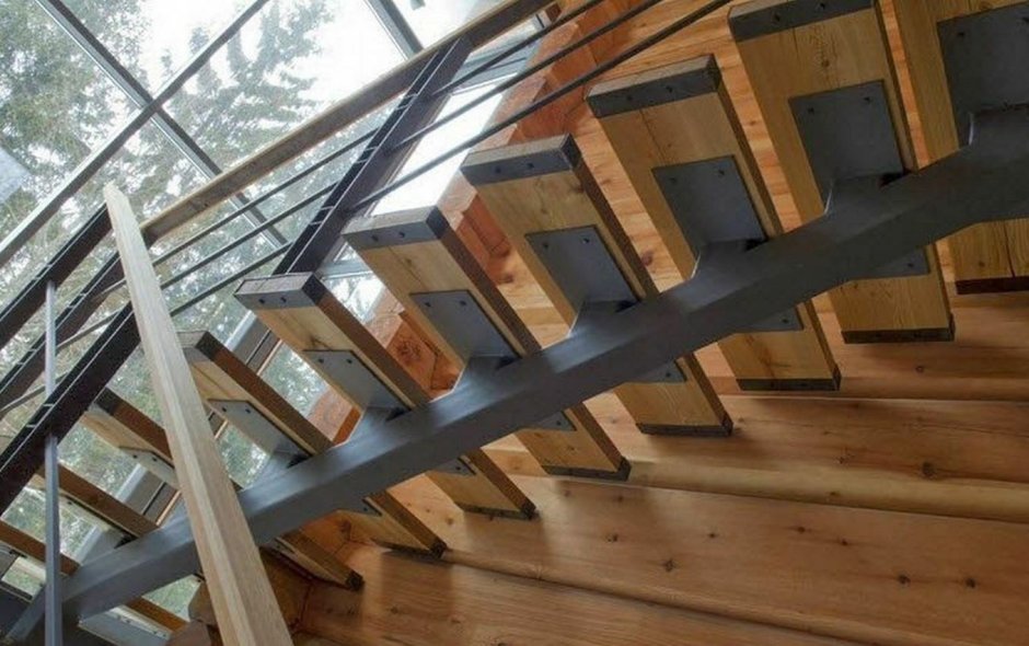 Косоур из бруса 100х200