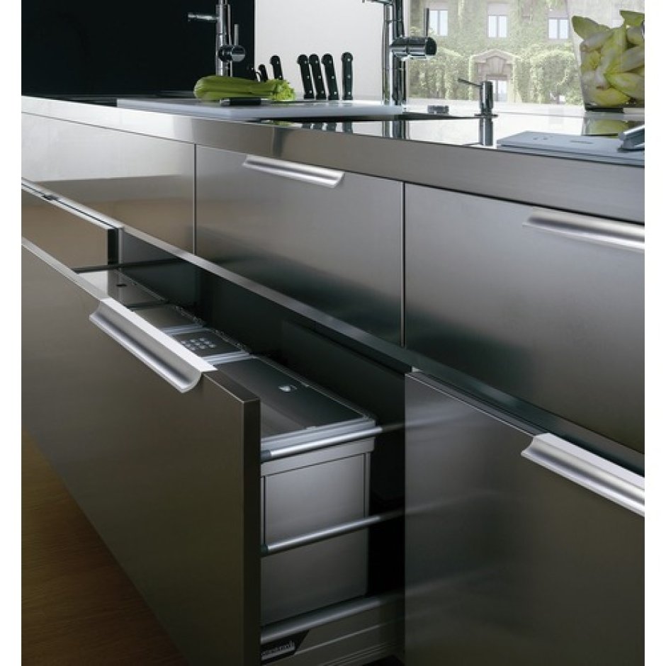 Скрытые ручки для кухни