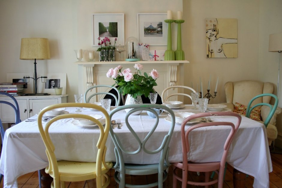 Декор венских стульев на кухню