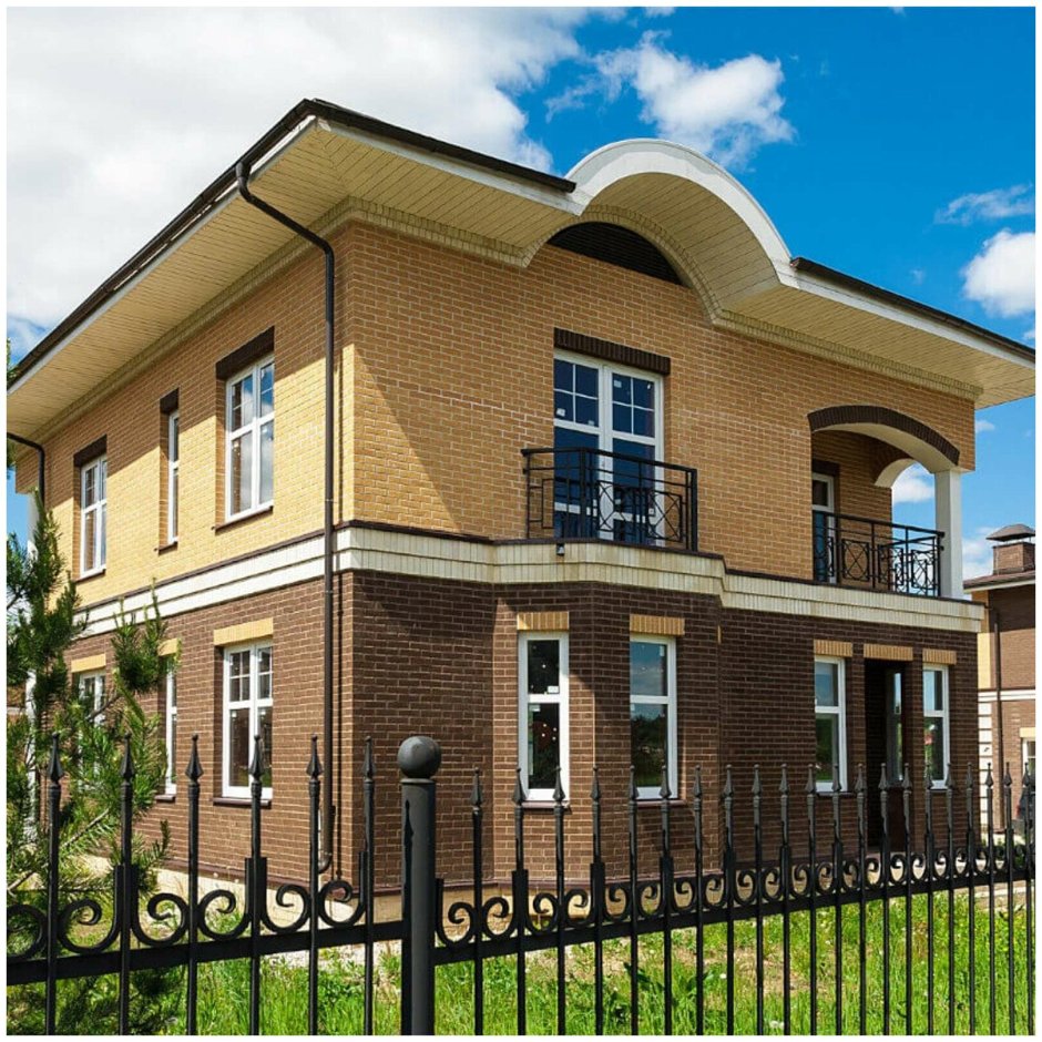 Дом из кирпича Терекс мокко