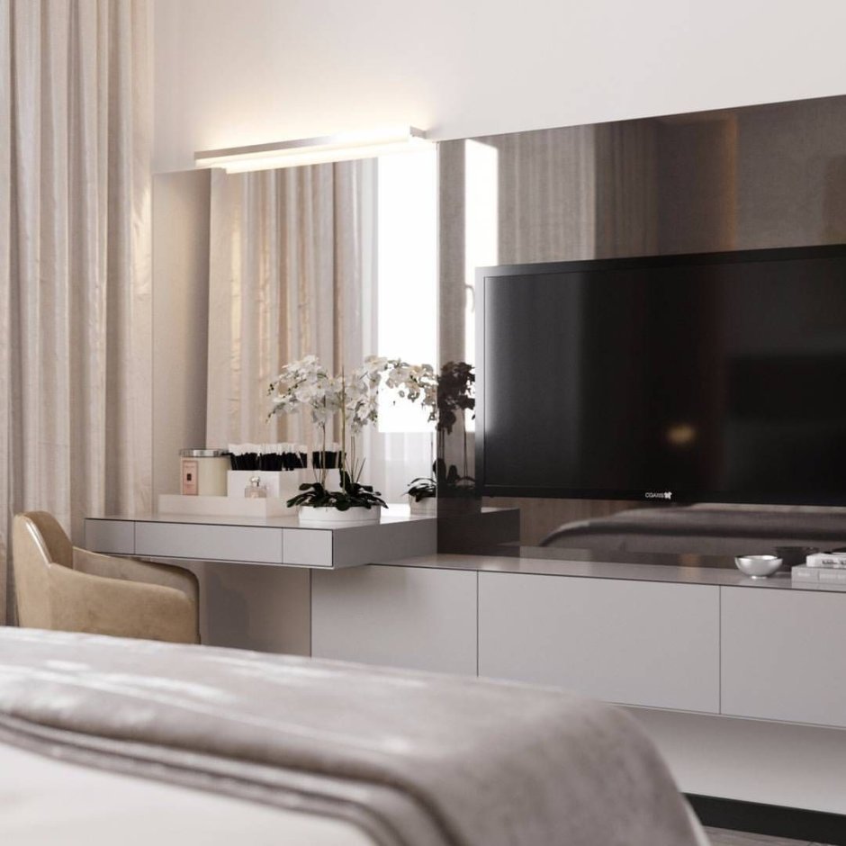 Тумба под ТВ С туалетным столиком