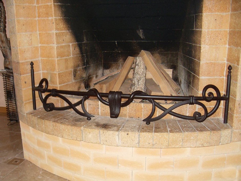 Каминная решетка низкая