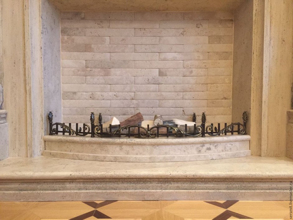 Заборчик для декоративного камина