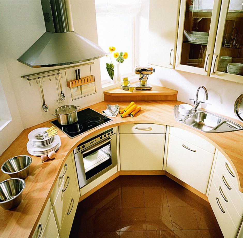 Кухни под старину с печкой