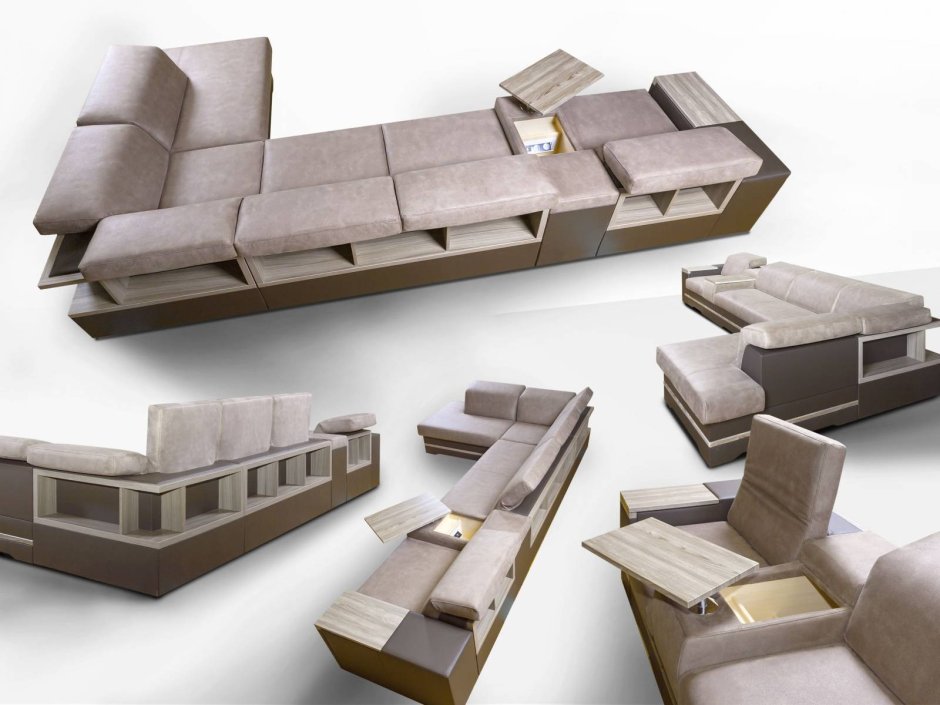 Модульные креативные диваны