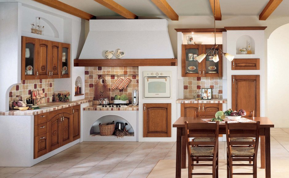 Кухонный гарнитур в стиле Кантри