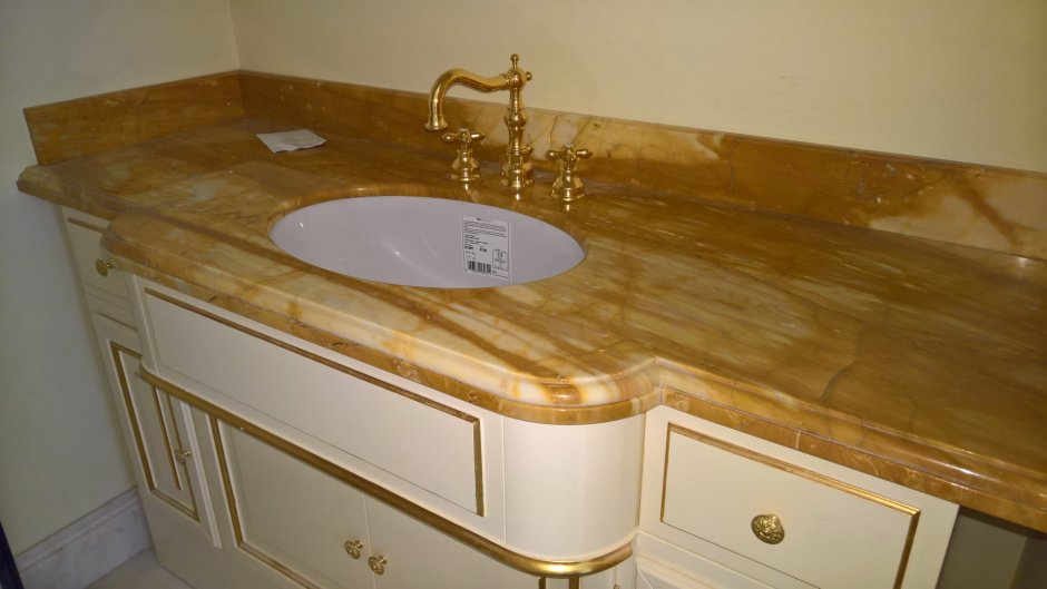 Столешница Интегра мрамор Оникс