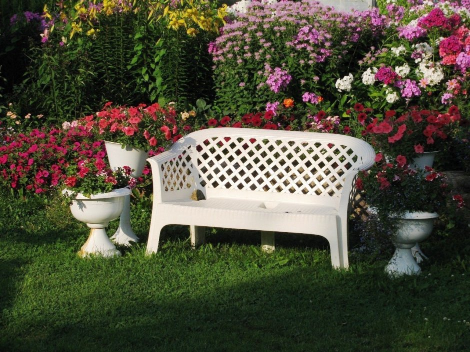 Красивые скамейки