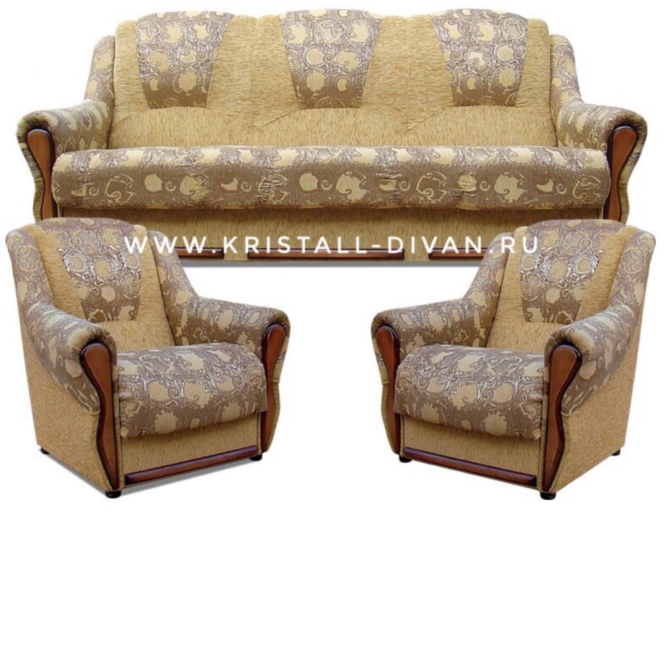 Комплект Кензо диван и 2 кресло