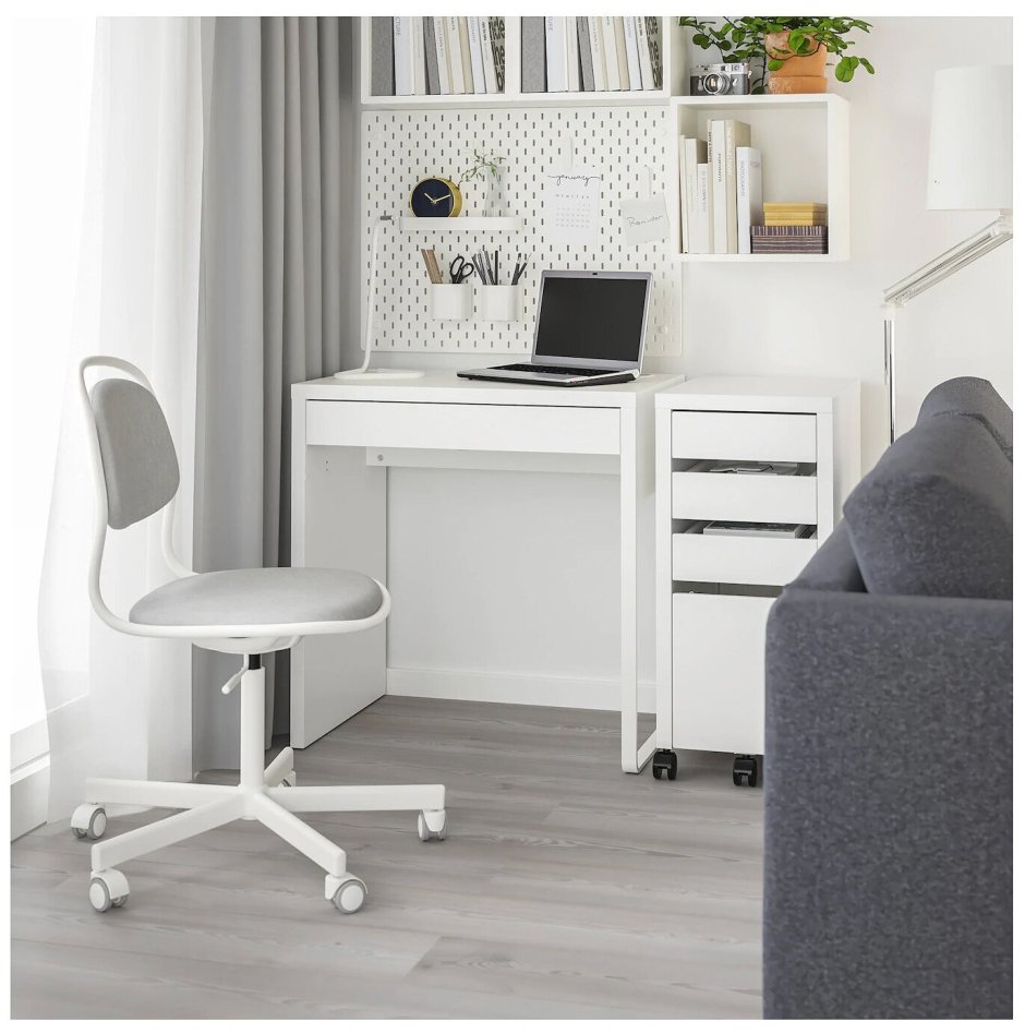 Стол Micke ikea белый