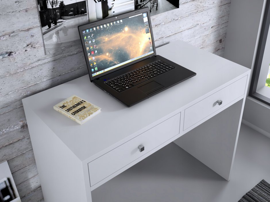 Стол письменный икеа белый