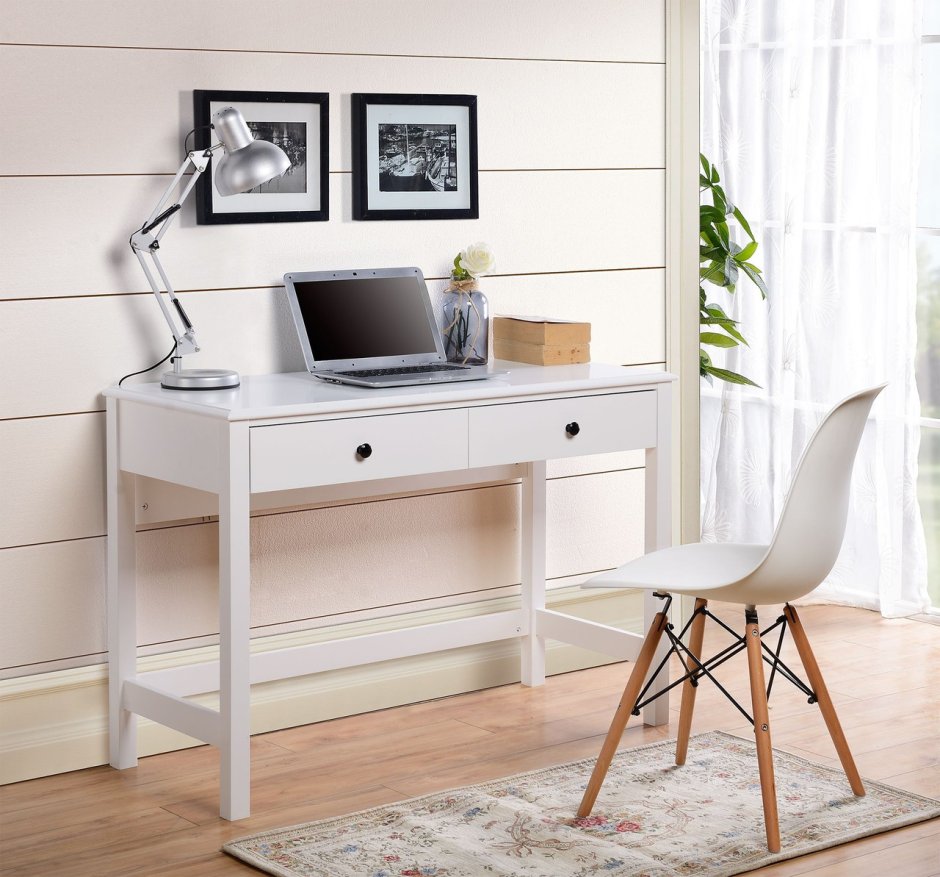 Стол рабочий Beverly Desk large White
