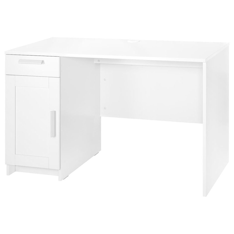 БРИМНЭС письменный стол, белый120x65 см