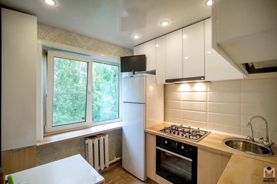 Кухня в хрущевке панельный дом